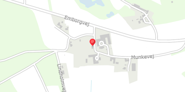 Trafikstøjkort på Munkevej 8, 8680 Ry