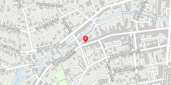 Trafikstøjkort på Rosensgade 48, 8300 Odder