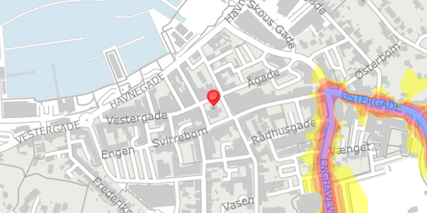 Trafikstøjkort på Torvet 15, 7620 Lemvig