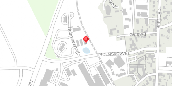 Trafikstøjkort på Holmskovvej 54C, 8340 Malling