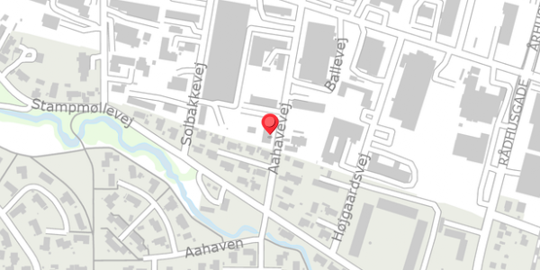 Trafikstøjkort på Aahavevej 9, 8300 Odder