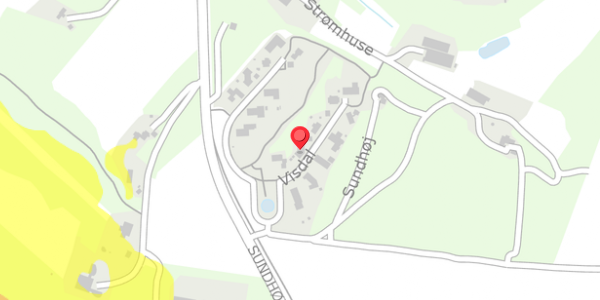 Trafikstøjkort på Visdal 18, 7870 Roslev