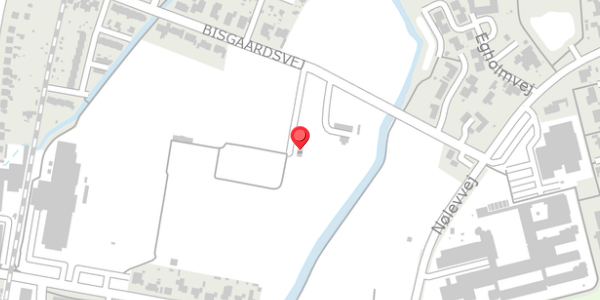 Trafikstøjkort på Bisgaardsvej 42, 8300 Odder