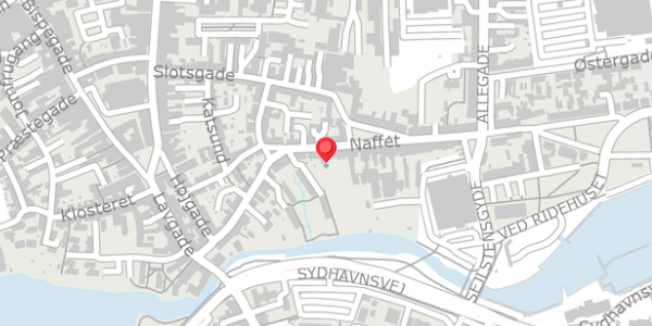 Trafikstøjkort på Naffet 10C, 6100 Haderslev