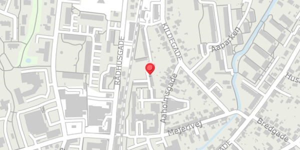 Trafikstøjkort på Aaholmsgade 3E, 8300 Odder
