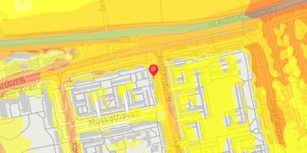 Trafikstøjkort på Peberhaven 29, . , 2730 Herlev