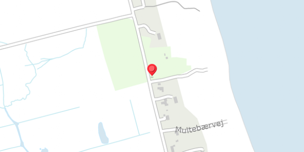 Trafikstøjkort på Multebærvej 11, 9981 Jerup
