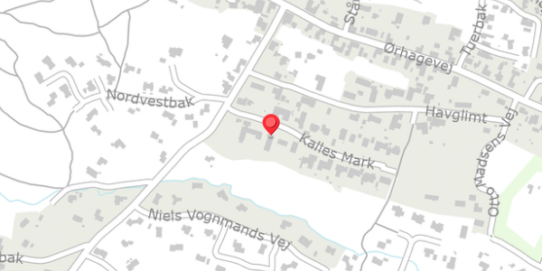 Trafikstøjkort på Kalles Mark 2D, 7700 Thisted