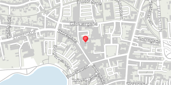 Trafikstøjkort på Storegade 14E, 6100 Haderslev
