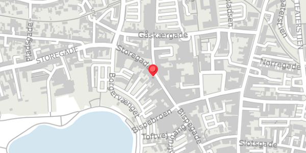 Trafikstøjkort på Storegade 17, 6100 Haderslev