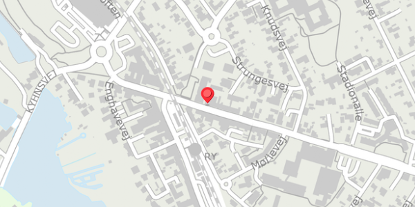 Trafikstøjkort på Skanderborgvej 3, 8680 Ry
