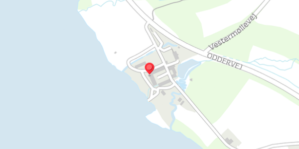 Trafikstøjkort på Oddervej 80J, 8660 Skanderborg