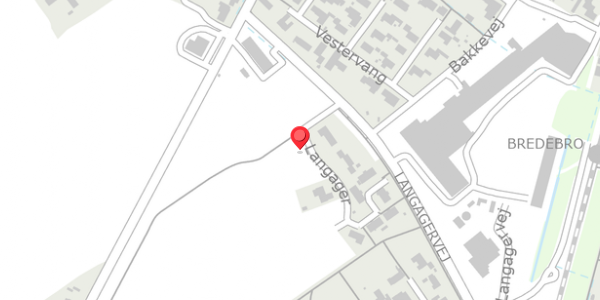 Trafikstøjkort på Langager 2, . , 6261 Bredebro