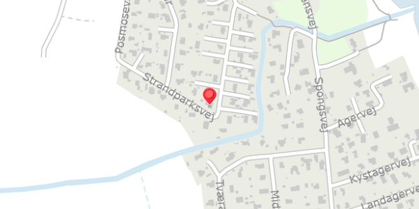 Trafikstøjkort på Strandparksvej 54A, . , 8300 Odder