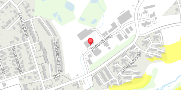 Trafikstøjkort på Industrivej 1, 6440 Augustenborg