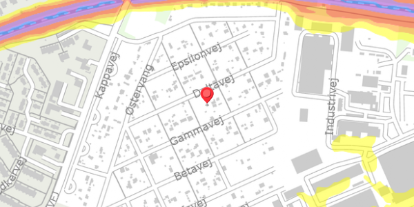 Trafikstøjkort på Deltavej 422, . , 4200 Slagelse