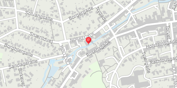 Trafikstøjkort på Nørregade 59A, 8300 Odder