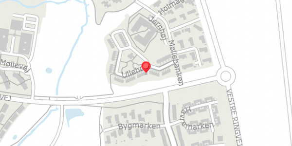 Trafikstøjkort på Ullehøj 21, 4140 Borup