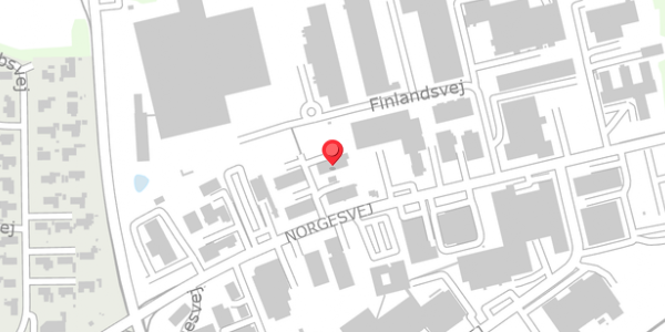 Trafikstøjkort på Norgesvej 19, 6100 Haderslev