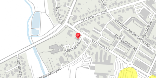 Trafikstøjkort på Vestervej 27A, . , 4100 Ringsted