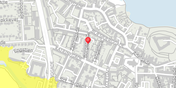 Trafikstøjkort på Borgergade 9, 6000 Kolding