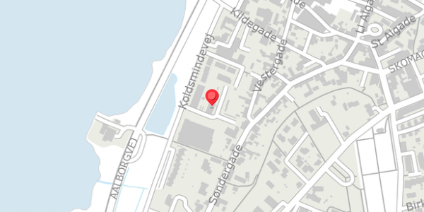 Trafikstøjkort på Klosterholmsgade 21, 9240 Nibe