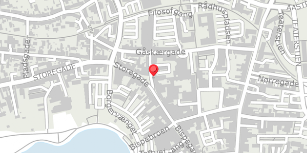Trafikstøjkort på Storegade 16, 6100 Haderslev