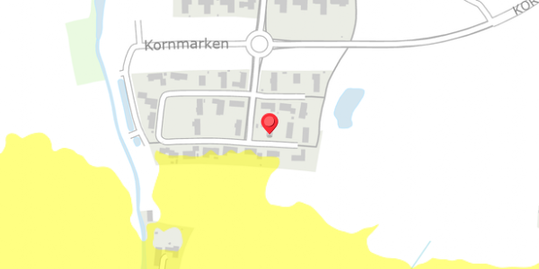 Trafikstøjkort på Kornmarken 13, . , 8450 Hammel