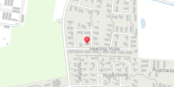 Trafikstøjkort på Heering Huse 21, 4690 Haslev