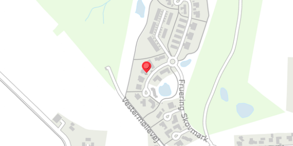 Trafikstøjkort på Fruering Skovmark 35, . , 8660 Skanderborg