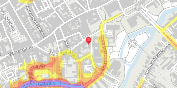 Trafikstøjkort på Klingenberg 15B, . , 5000 Odense C