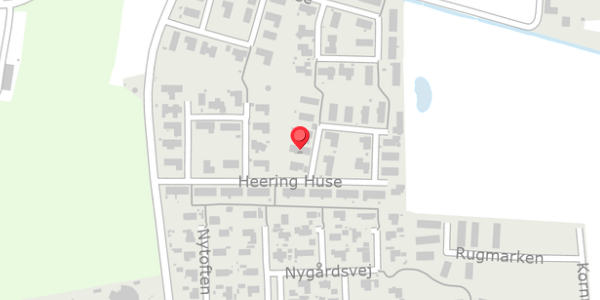 Trafikstøjkort på Heering Huse 37, 4690 Haslev