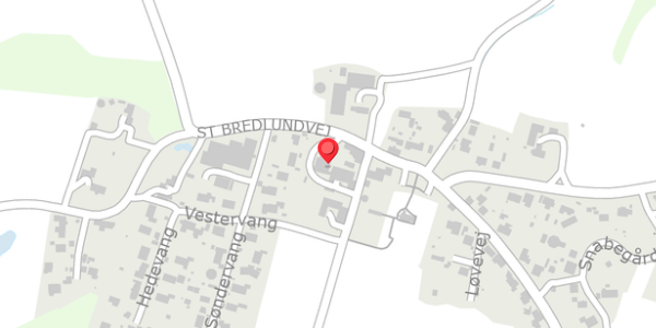 Trafikstøjkort på Torupvej 4, 8654 Bryrup