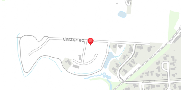 Trafikstøjkort på Vesterled 16, 5690 Tommerup