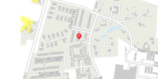 Trafikstøjkort på Cherryvej 5, 4690 Haslev
