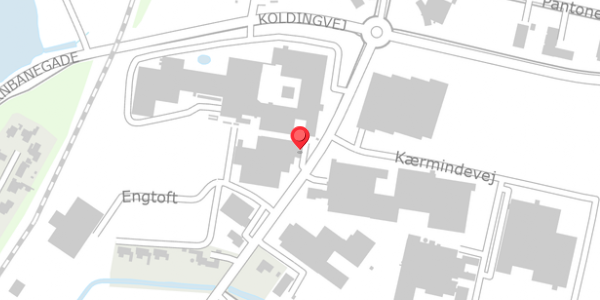 Trafikstøjkort på Industrivej 17, 6580 Vamdrup