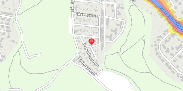 Trafikstøjkort på Persillestien 21, . , 7100 Vejle