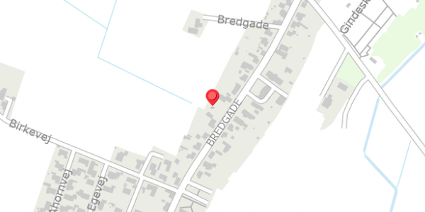 Trafikstøjkort på Bredgade 32, 7540 Haderup