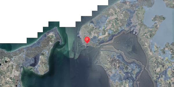 Stomflod og havvand på Indertoften 5, 3390 Hundested