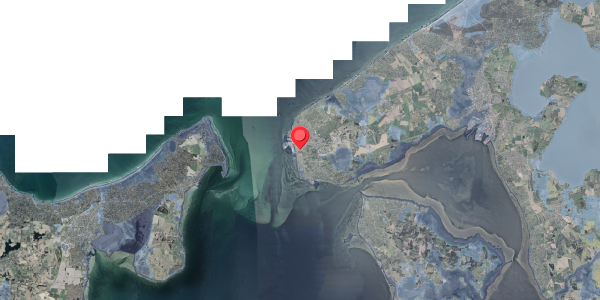 Stomflod og havvand på Tømrergade 10, 3390 Hundested