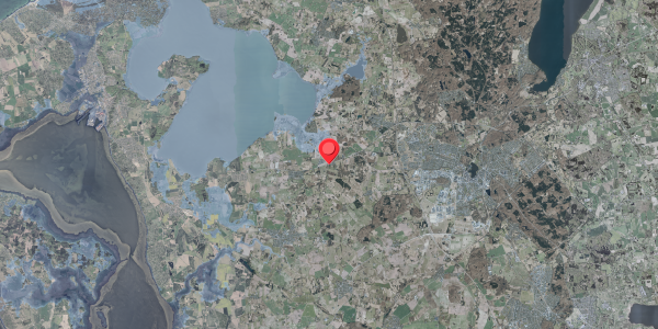 Stomflod og havvand på Amtsvejen 86A, 3320 Skævinge