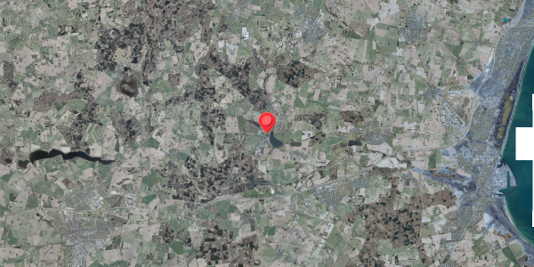 Stomflod og havvand på Krotoften 14, 4140 Borup