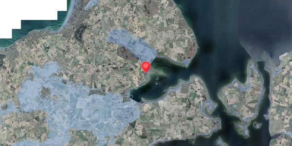 Stomflod og havvand på Bugten 35, 4571 Grevinge