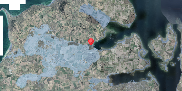 Stomflod og havvand på Krovejen 2, 4571 Grevinge