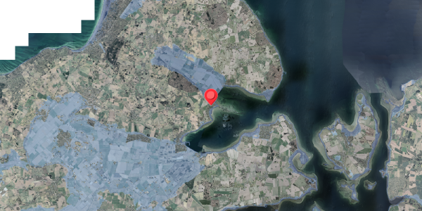 Stomflod og havvand på Stenager 1, 4571 Grevinge