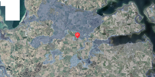 Stomflod og havvand på Byvej 37, 4532 Gislinge