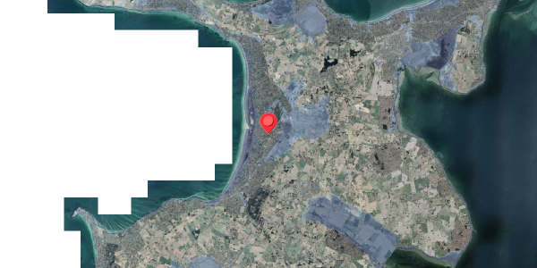 Stomflod og havvand på Granvej 13, 4560 Vig