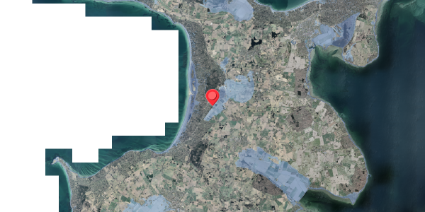 Stomflod og havvand på Industrivej 13, 4560 Vig