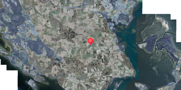Stomflod og havvand på Morelvej 21, 4735 Mern