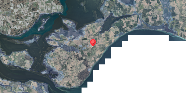Stomflod og havvand på Frenderupgade 29, 4780 Stege